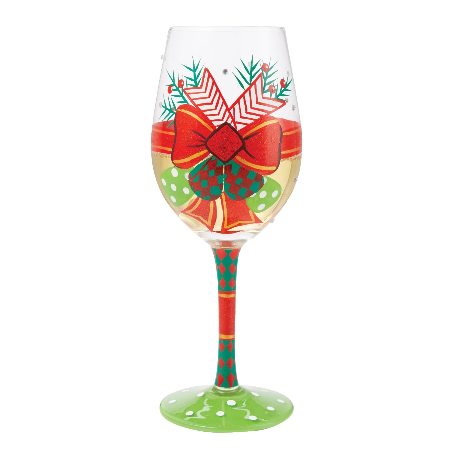 Enesco Gift My Fancy Christmas Bow Wine(My Fancy Christmas Bow Wine) 2 Enesco Gift My Fancy Christmas Bow Wine(My Fancy Christmas Bow Wine) - Image 2