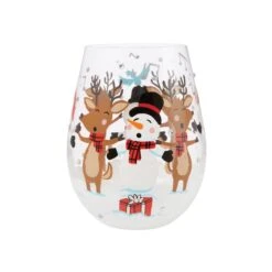 Enesco Gift A-Caroling We Go Stemless Wine(A Caroling We Go Stemless Wine) -Enesco Gift 6015933 3