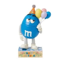 Enesco Gift M&M'S Blue Charact W/ Balloons(M Ms Blue Charact W Balloons)
