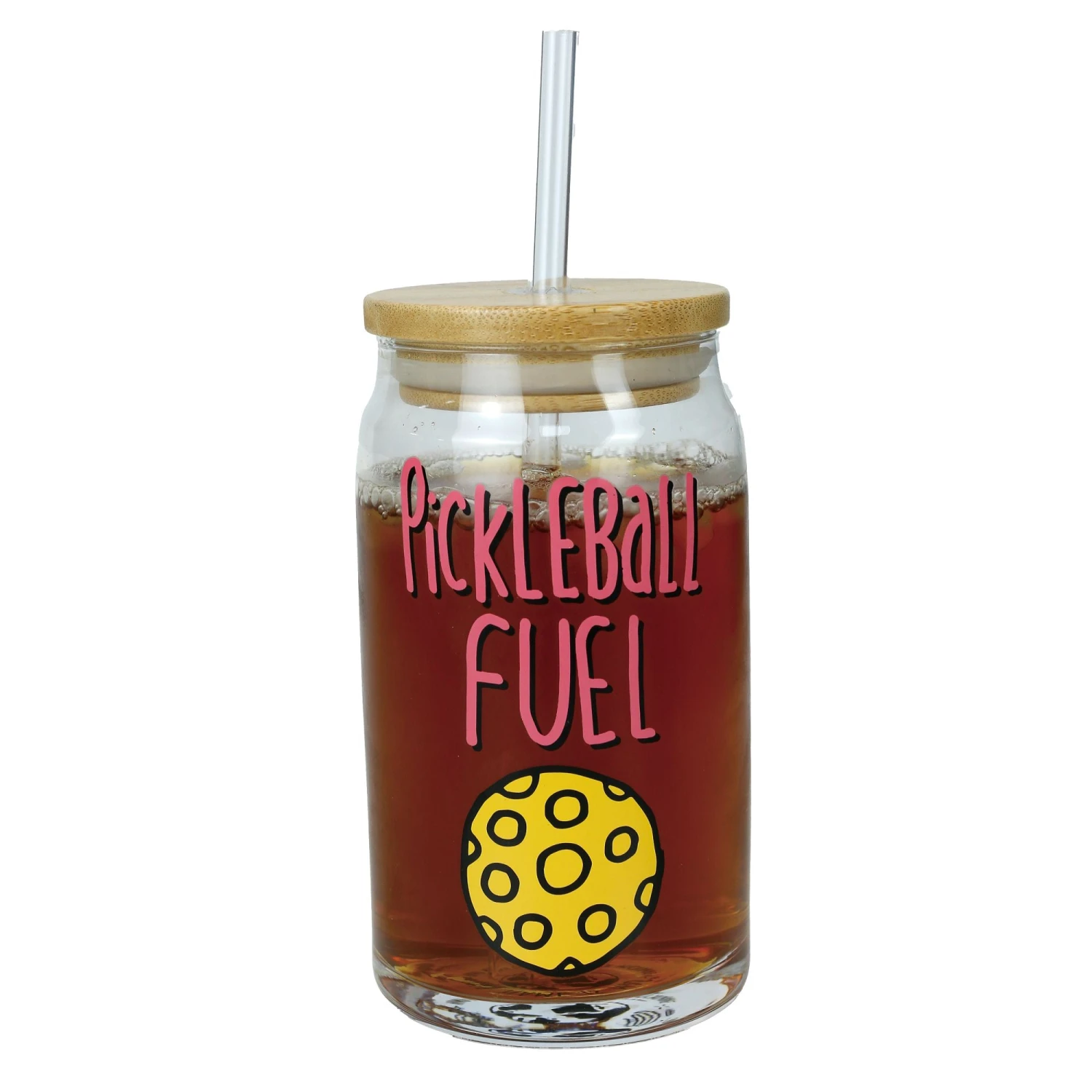 Enesco Gift Pickleball Latte Glass W Lid(Pickleball Latte Glass W Lid) 4 Enesco Gift Pickleball Latte Glass W Lid(Pickleball Latte Glass W Lid) - Image 4
