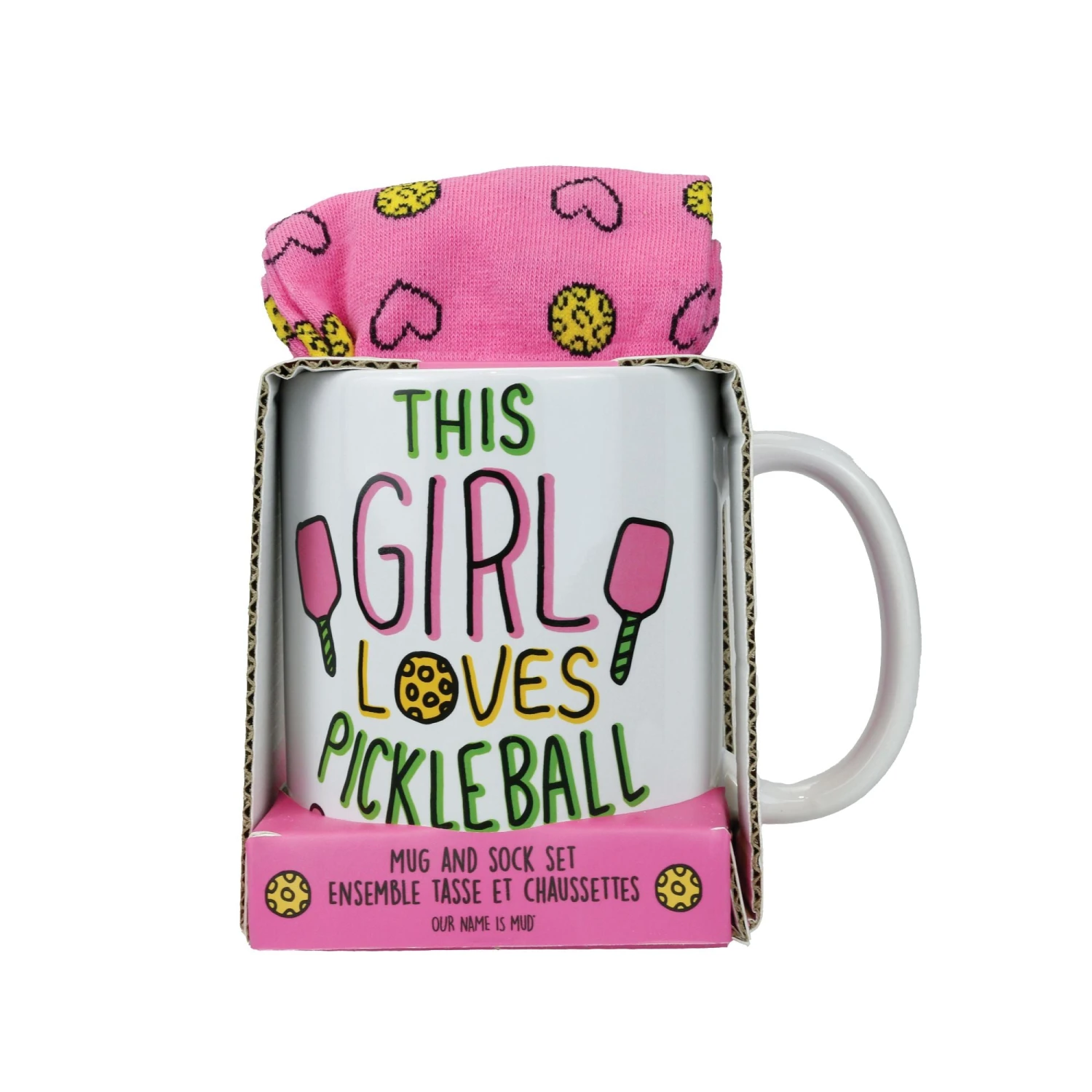 Enesco Gift Pickleball Mug Sock Set(Pickle Ball Mug Sock Set) 1 Enesco Gift Pickleball Mug Sock Set(Pickle Ball Mug Sock Set)