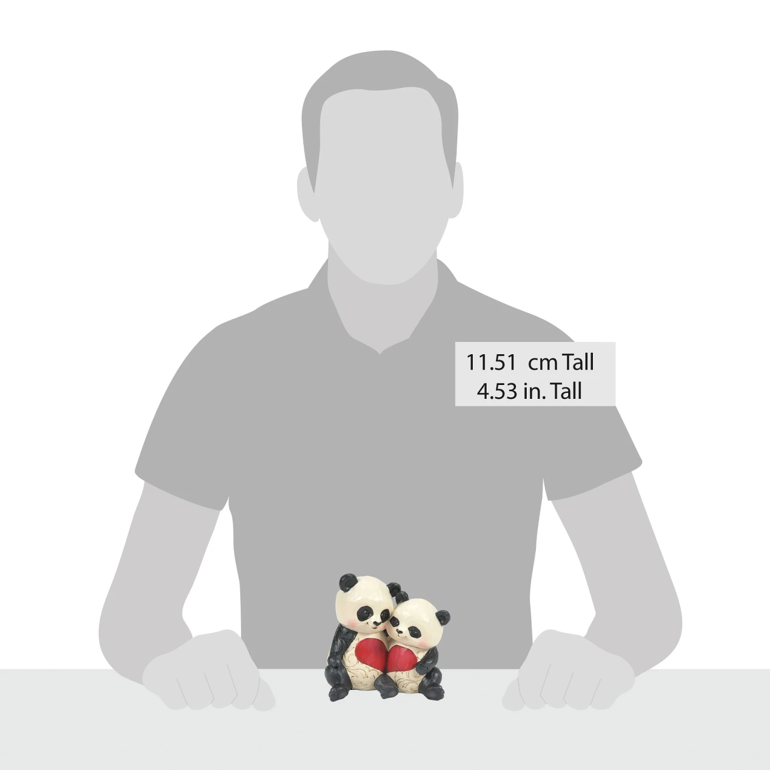 Enesco Gift Panda Couple With Heart Fig(Panda Couple With Heart Fig) 5 Enesco Gift Panda Couple With Heart Fig(Panda Couple With Heart Fig) - Image 5