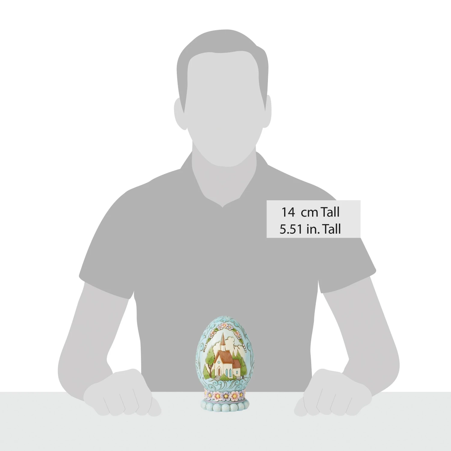 Enesco Gift Egg With Church Scene Figurine(Egg With Church Scene Figurine) 5 Enesco Gift Egg With Church Scene Figurine(Egg With Church Scene Figurine) - Image 5