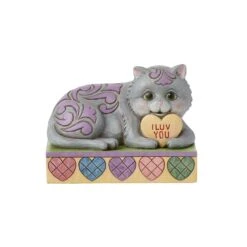 Enesco Gift Cat Lying By Message Hearts(Cat Lying By Message Hearts)