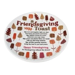 Enesco Gift Friendship Toast Large Platter(Friendship Toast Large Platter)