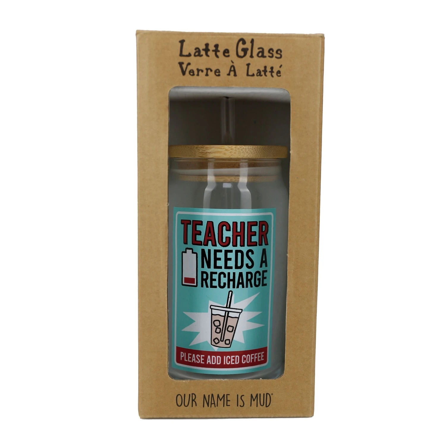 Enesco Gift Teacher Latte Glass With Lid(Teacher Latte Glass With Lid) 3 Enesco Gift Teacher Latte Glass With Lid(Teacher Latte Glass With Lid) - Image 3