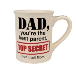 Enesco Gift Top Secret Dad 16 Oz Mug(Top Secret Dad 16 Oz Mug)