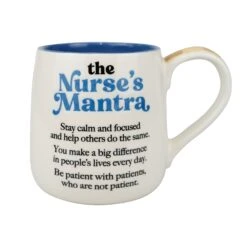Enesco Gift Nurse Mantra Sculpted Mug(Nurse Mantra Sculpted Mug)