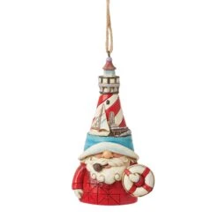 Enesco Gift Lighthouse Hat Gnome Ornament(Lighthouse Hat Gnome Ornament)