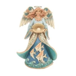 Enesco Gift Angel Holding Shell Figurine(Angel Holding Shell Figurine)