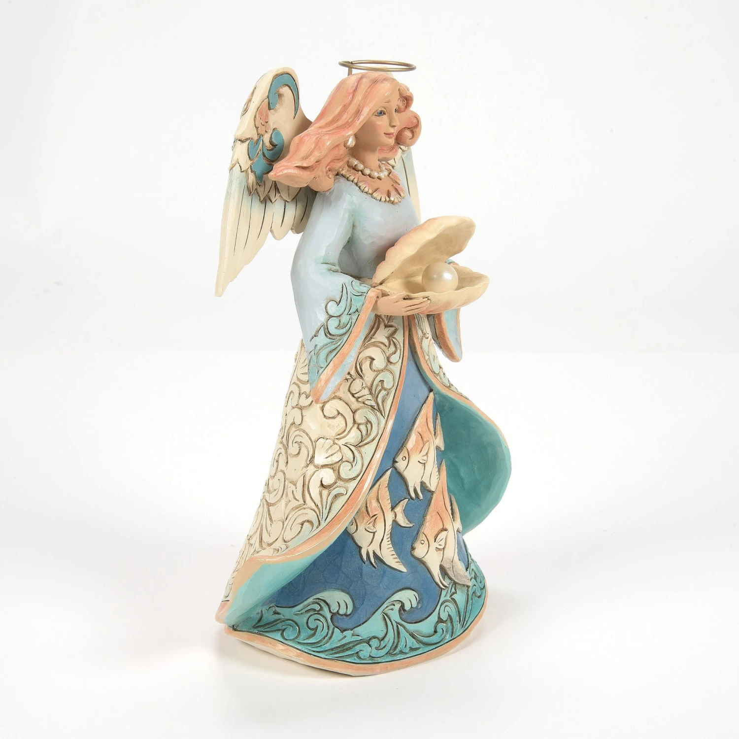 Enesco Gift Angel Holding Shell Figurine(Angel Holding Shell Figurine) 2 Enesco Gift Angel Holding Shell Figurine(Angel Holding Shell Figurine) - Image 2