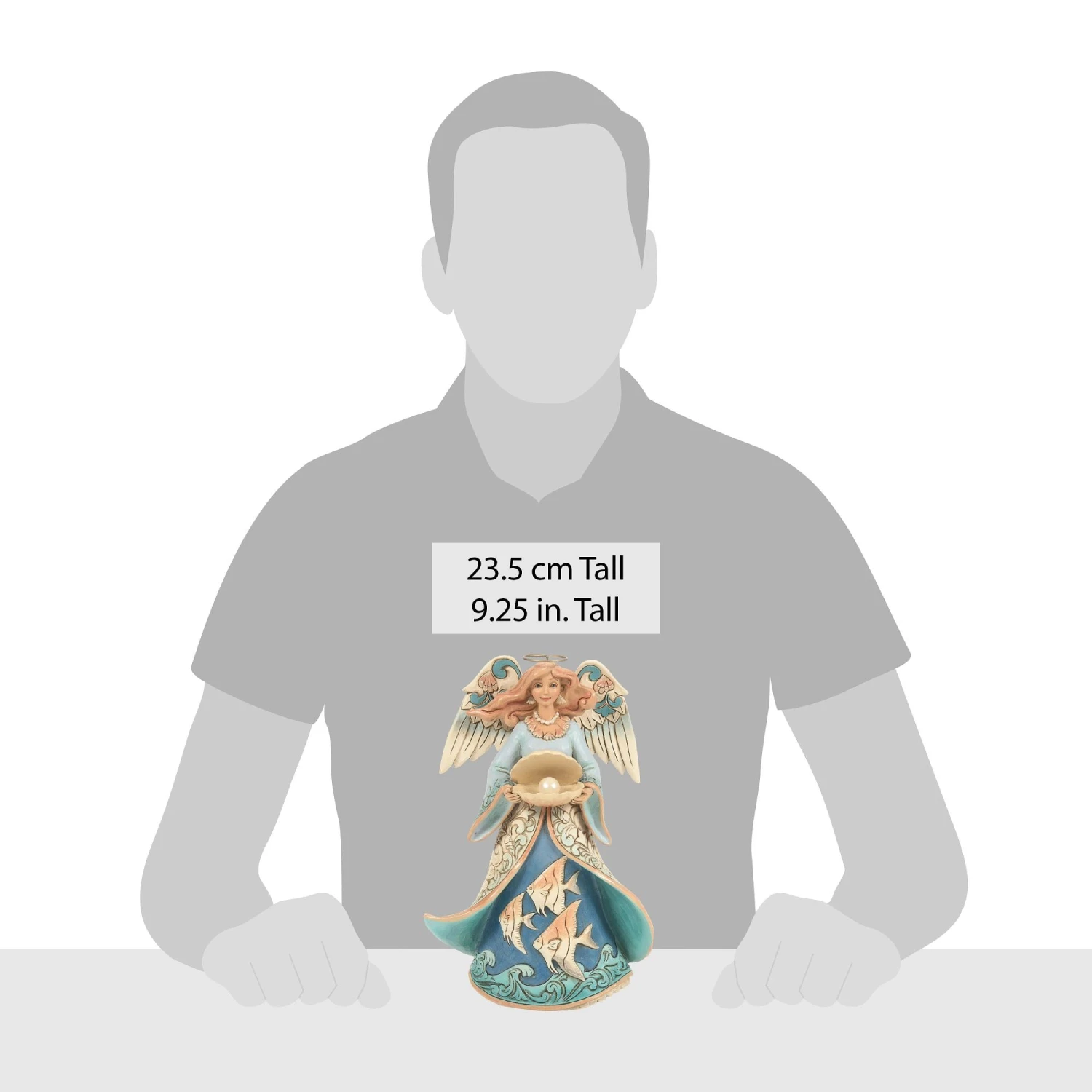 Enesco Gift Angel Holding Shell Figurine(Angel Holding Shell Figurine) 4 Enesco Gift Angel Holding Shell Figurine(Angel Holding Shell Figurine) - Image 4