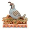 Enesco Gift Quail Sitting On Leaves Fig(Quail Sitting On Leaves Fig)
