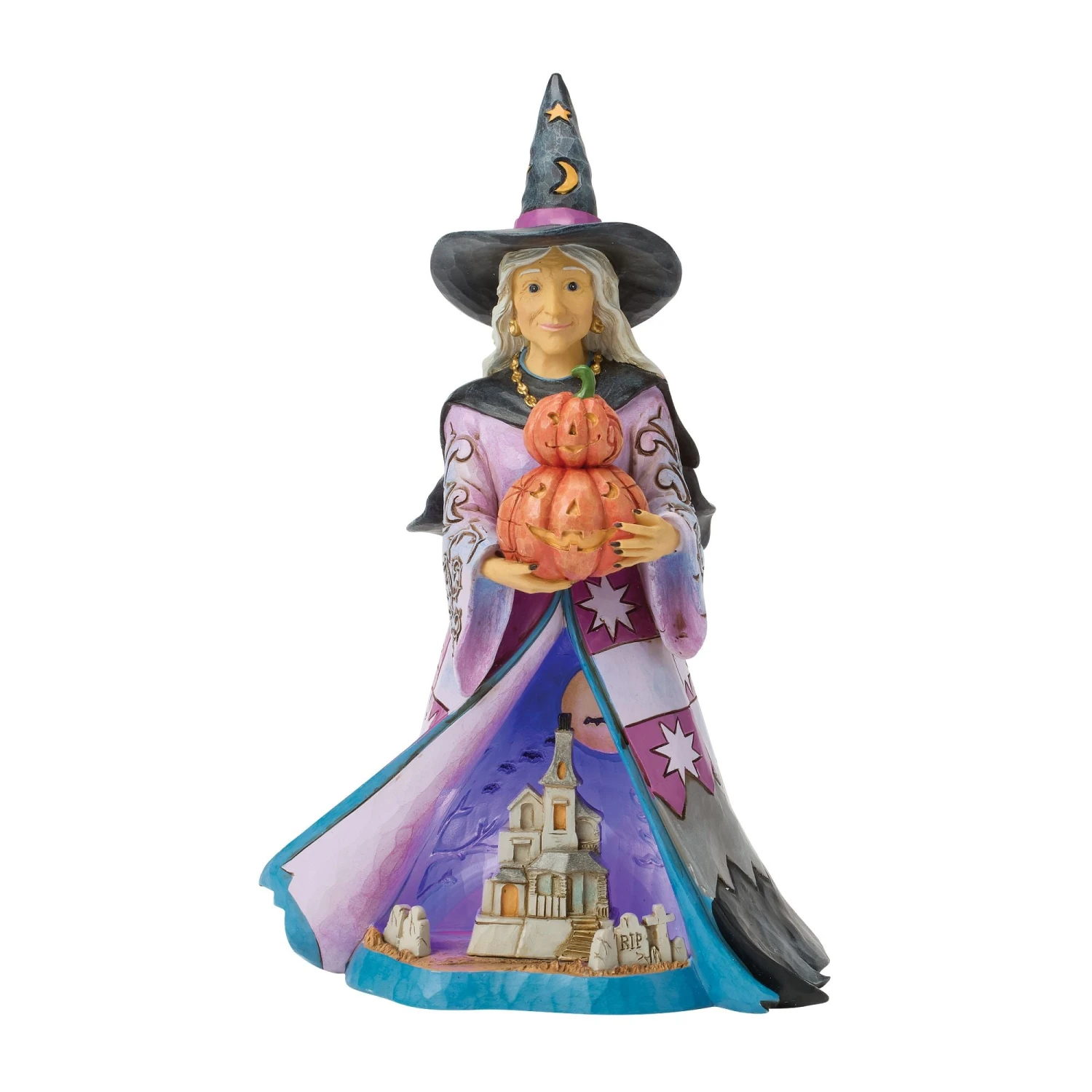 Enesco Gift Witch Holding Pumpkins LED Fig(Witch Holding Pumpkins Led Fig) 1 Enesco Gift Witch Holding Pumpkins LED Fig(Witch Holding Pumpkins Led Fig)