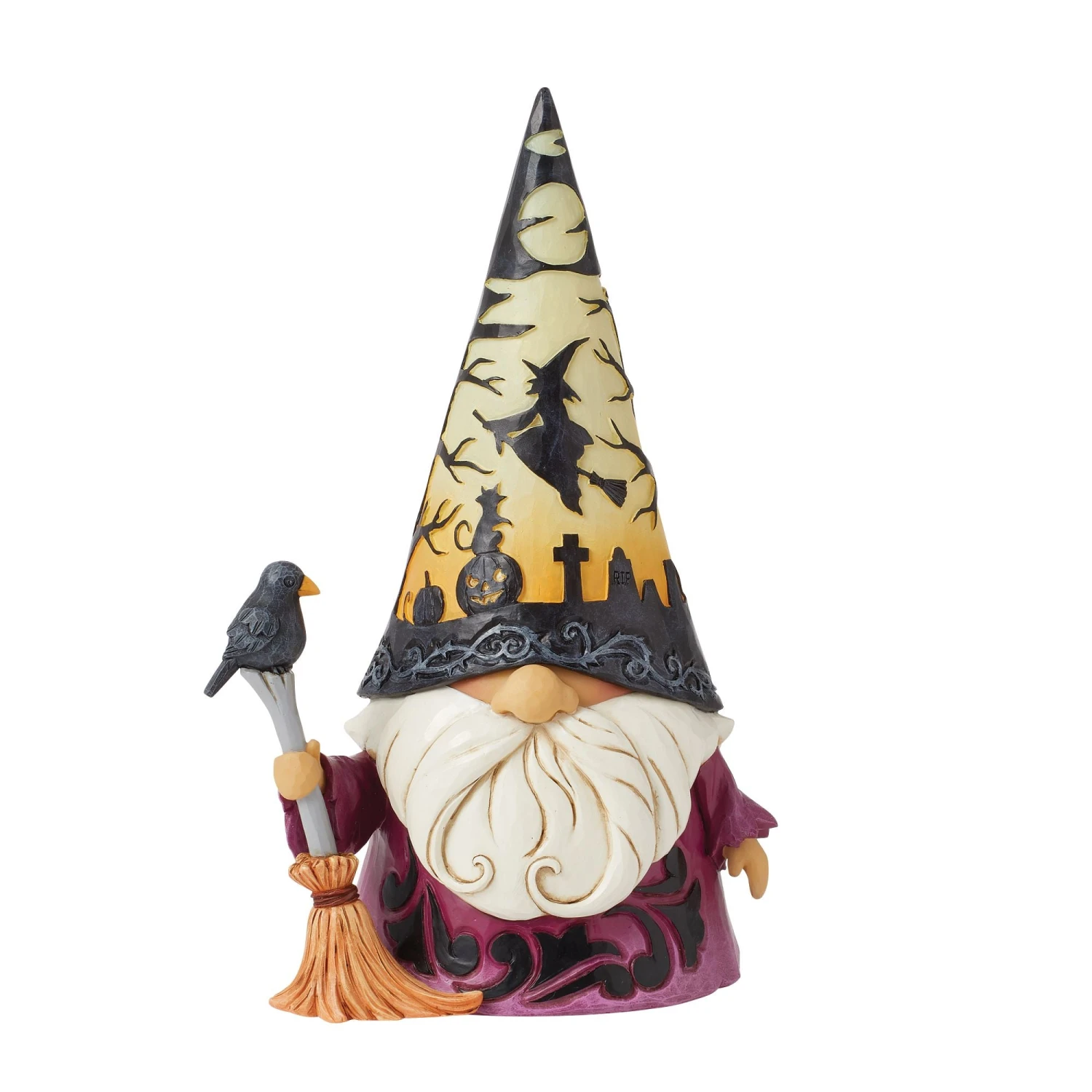 Enesco Gift Wizard With LED Scene Hat Fig(Wizard With Led Scene Hat Fig) 2 Enesco Gift Wizard With LED Scene Hat Fig(Wizard With Led Scene Hat Fig) - Image 2