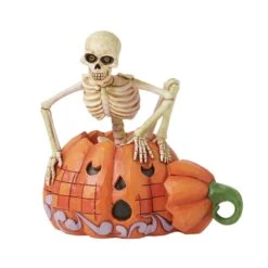 Enesco Gift Skeleton Pop Out Pumpkin Fig(Skeleton Pop Out Pumpkin Fig)