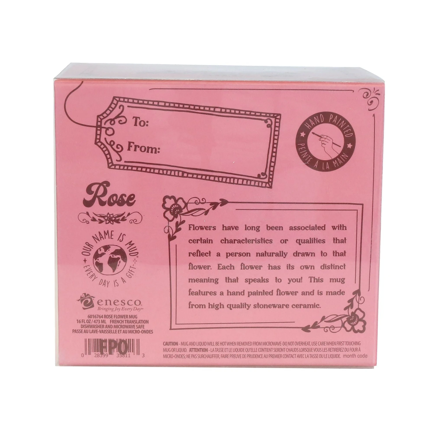 Enesco Gift Rose Handpainted Mug(Rose Handpainted Mug) 4 Enesco Gift Rose Handpainted Mug(Rose Handpainted Mug) - Image 4