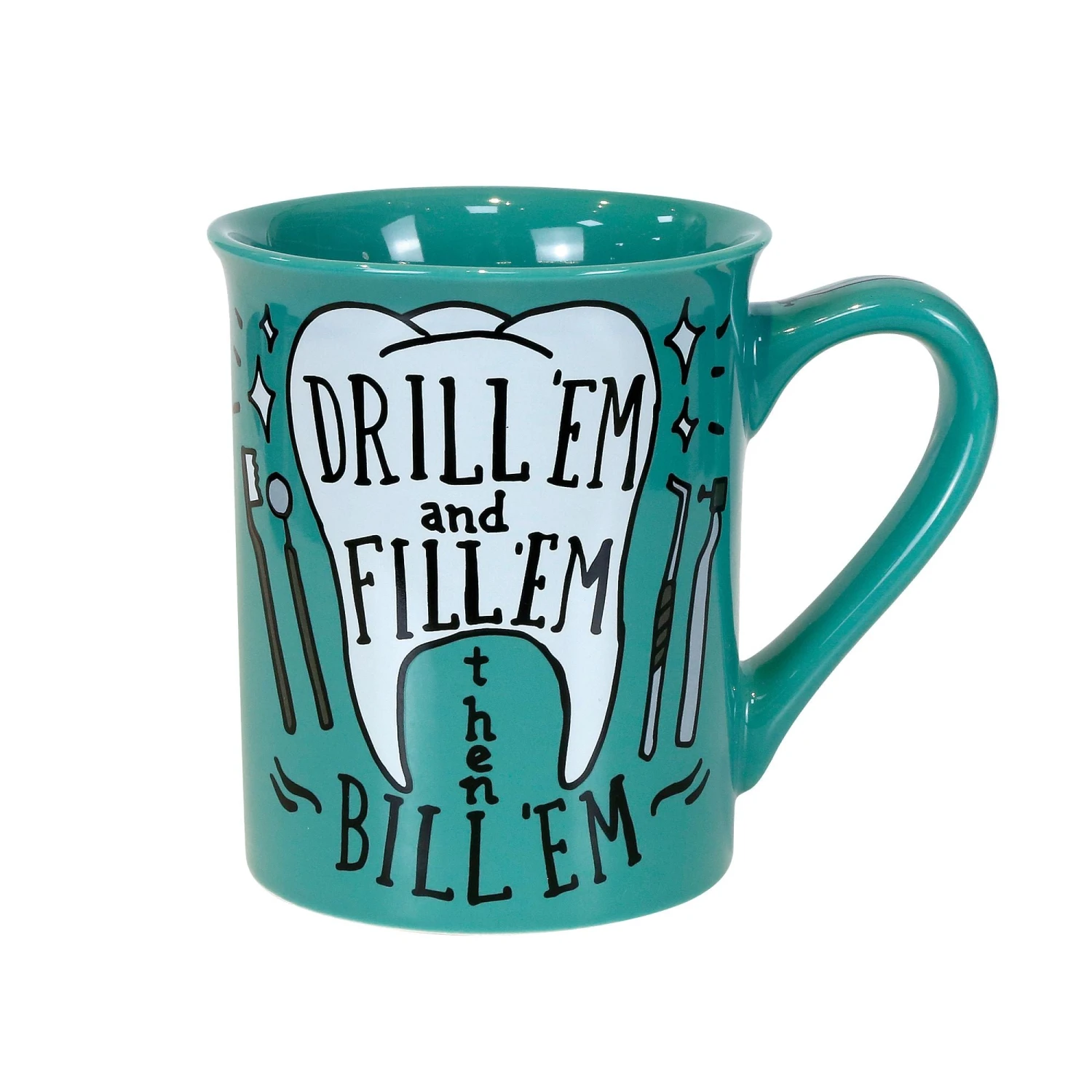 Enesco Gift Dentist Drill 'Em Mug(Dentist Drill Em Mug) 1 Enesco Gift Dentist Drill 'Em Mug(Dentist Drill Em Mug)