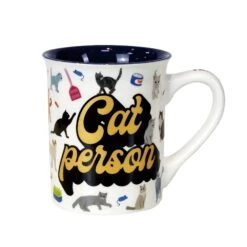 Enesco Gift Cat Person Warning Mug(Cat Person Warning Mug)