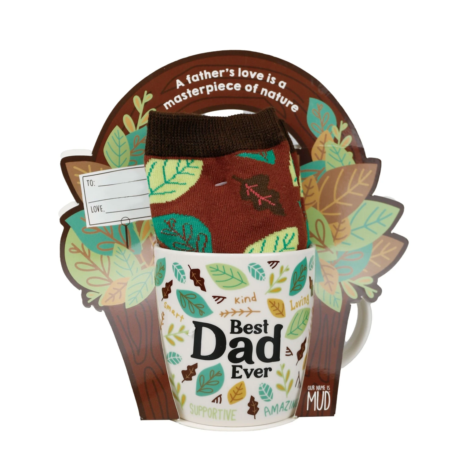 Enesco Gift Best Dad Mug Sock Card Set(Best Dad Mug Sock Card Set) 1 Enesco Gift Best Dad Mug Sock Card Set(Best Dad Mug Sock Card Set)