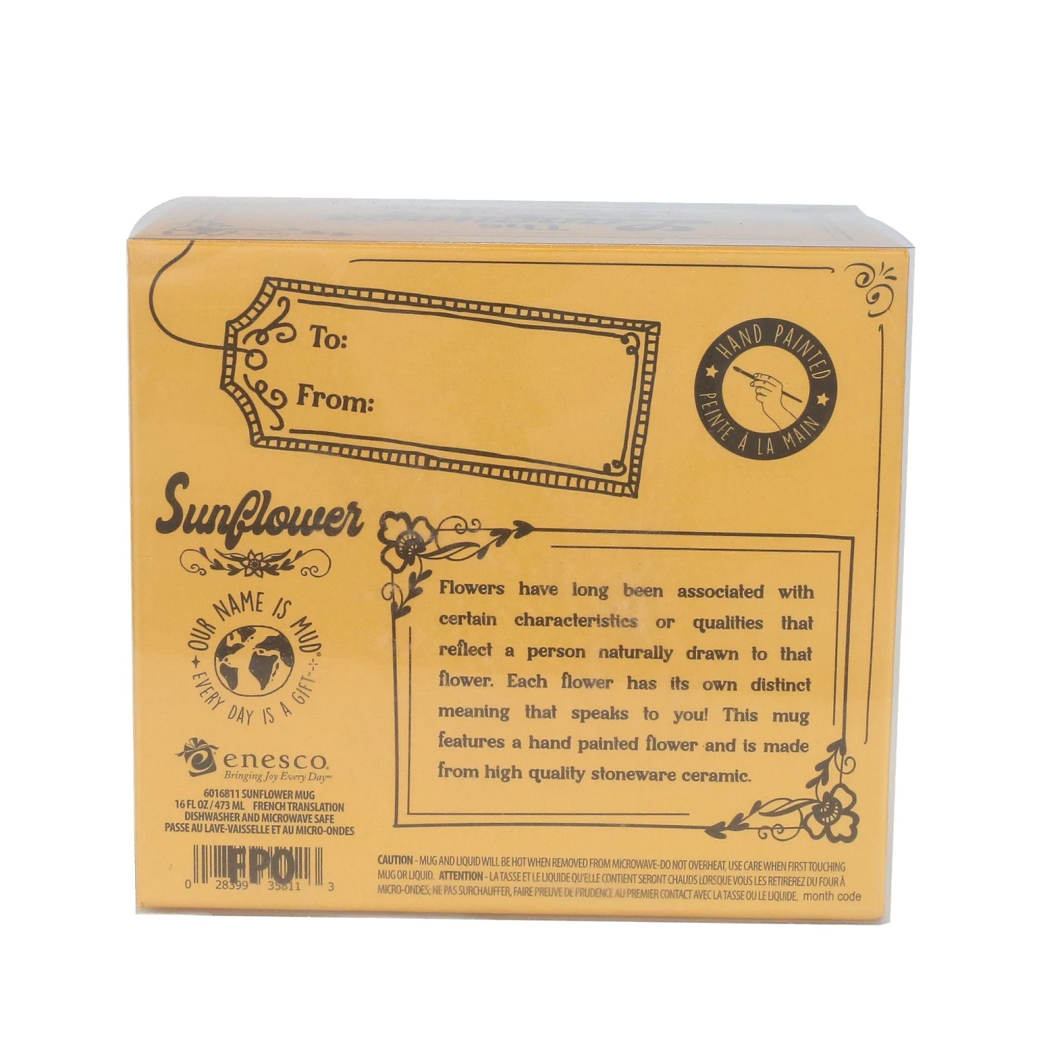 Enesco Gift Sunflower Handpainted Mug(Sunflower Handpainted Mug) 4 Enesco Gift Sunflower Handpainted Mug(Sunflower Handpainted Mug) - Image 4