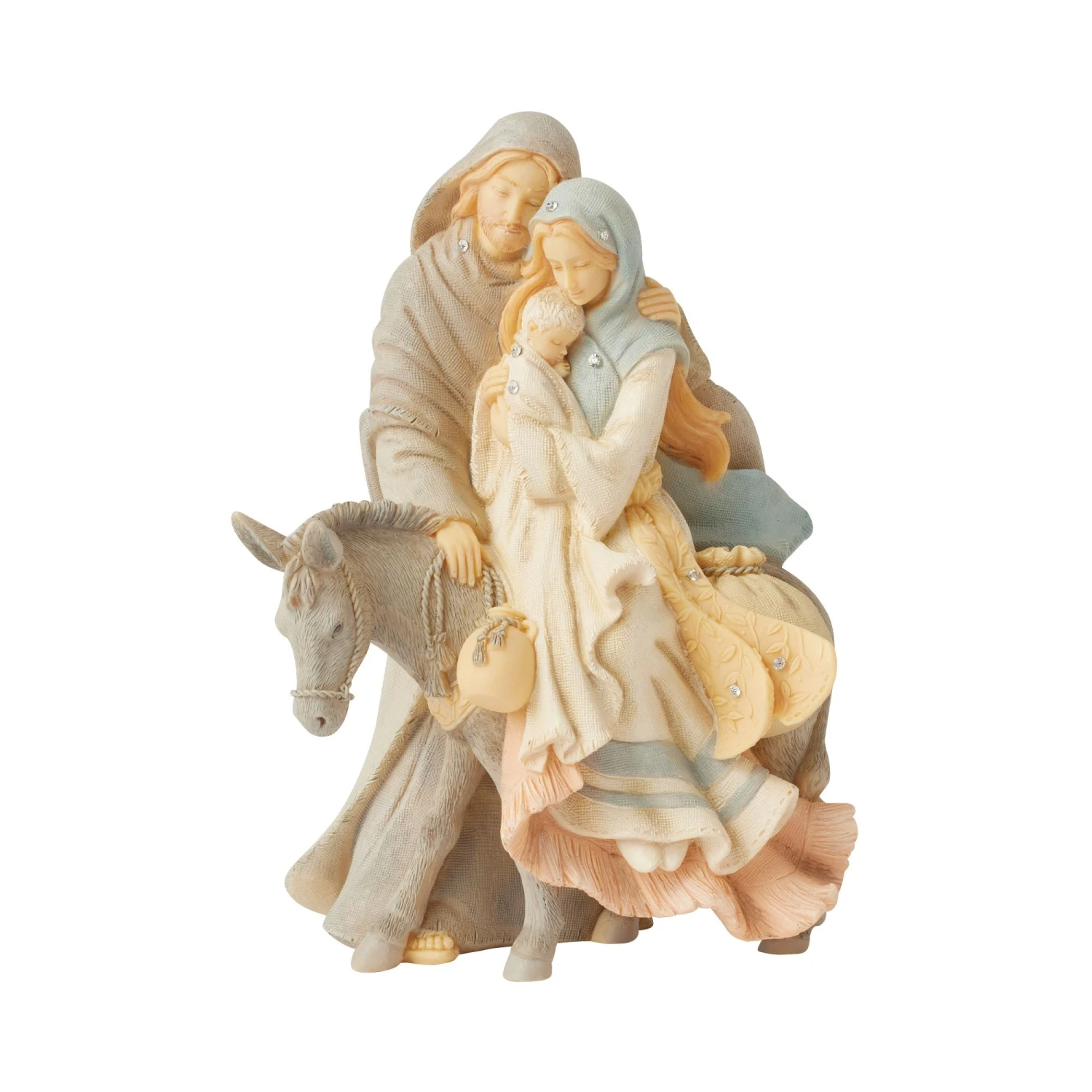 Enesco Gift Holy Family With Donkey Figuri(Holy Family With Donkey Figuri) 1 Enesco Gift Holy Family With Donkey Figuri(Holy Family With Donkey Figuri)