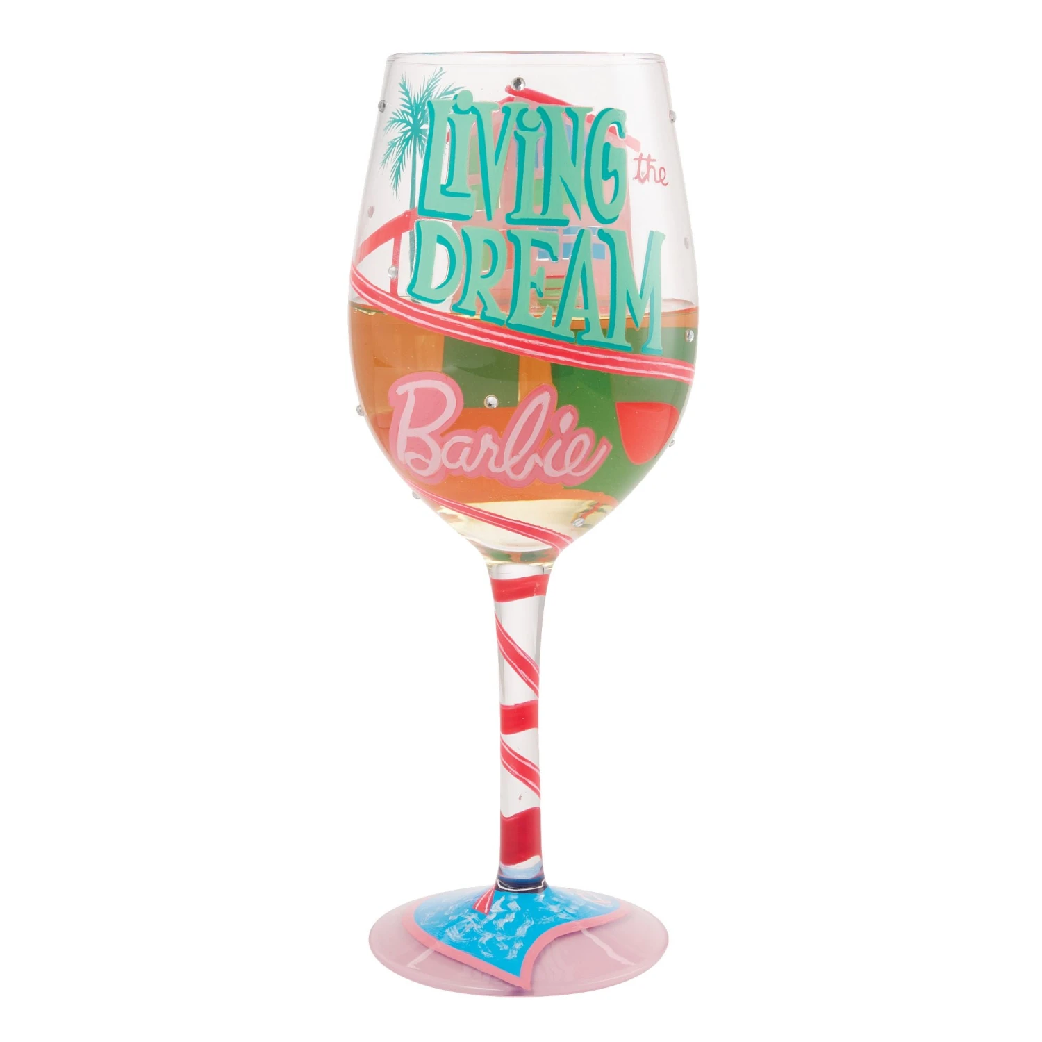 Enesco Gift Living The Dreamlife Glass(Living The Dreamlife Wine) 2 Enesco Gift Living The Dreamlife Glass(Living The Dreamlife Wine) - Image 2
