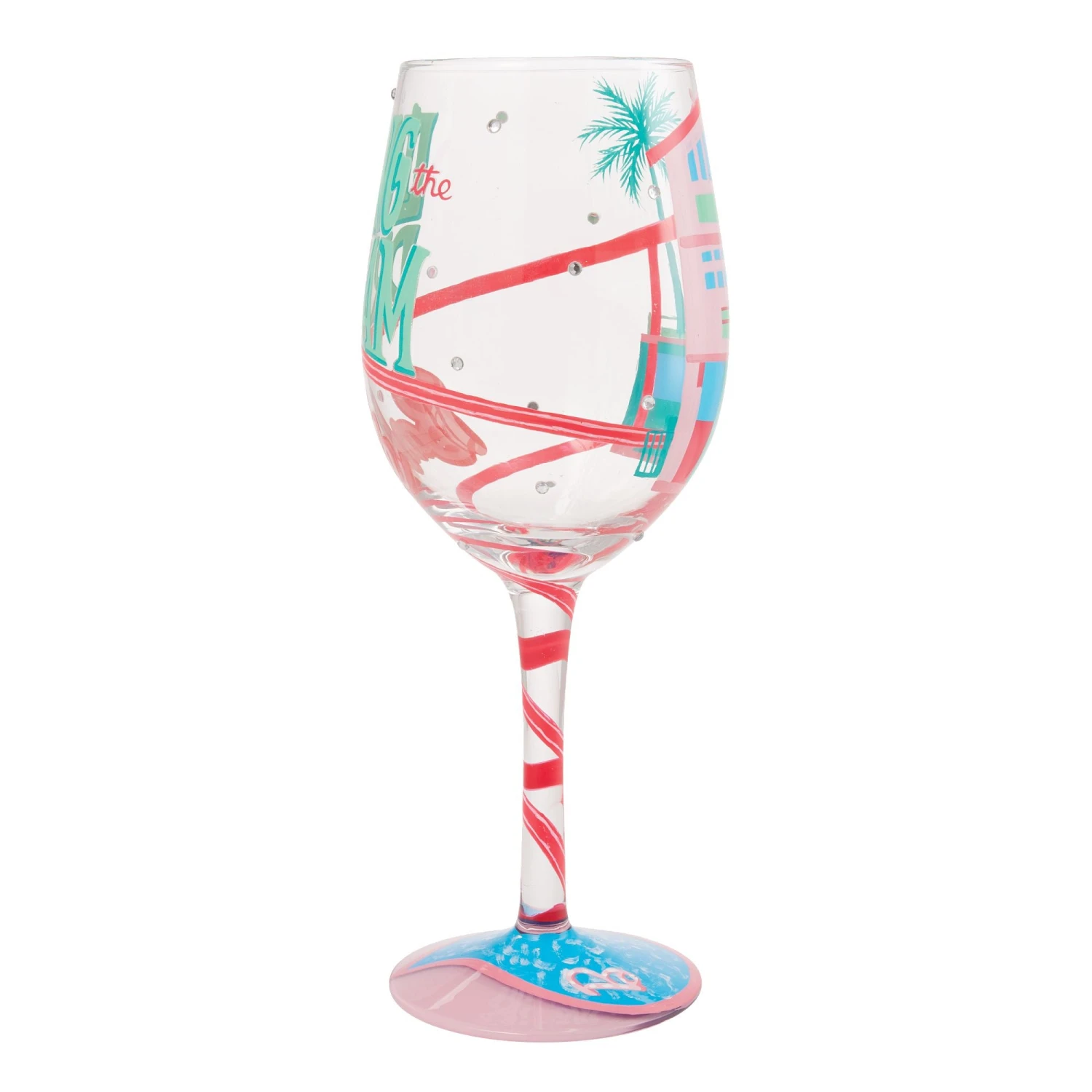 Enesco Gift Living The Dreamlife Glass(Living The Dreamlife Wine) 3 Enesco Gift Living The Dreamlife Glass(Living The Dreamlife Wine) - Image 3