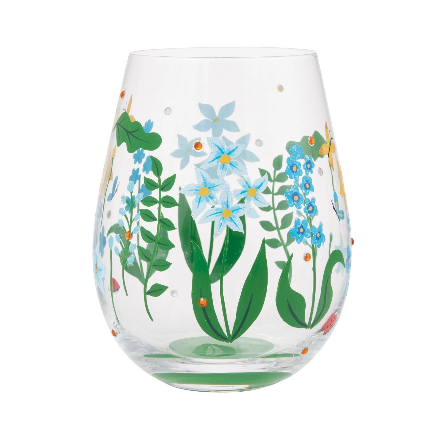 Enesco Gift Floral Fields Stemless Wine(Floral Fields Stemless Wine) 1 Enesco Gift Floral Fields Stemless Wine(Floral Fields Stemless Wine)