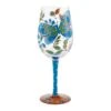 Enesco Gift Garden Butterfly Wine Glass(Garden Butterfly Wine Glass)