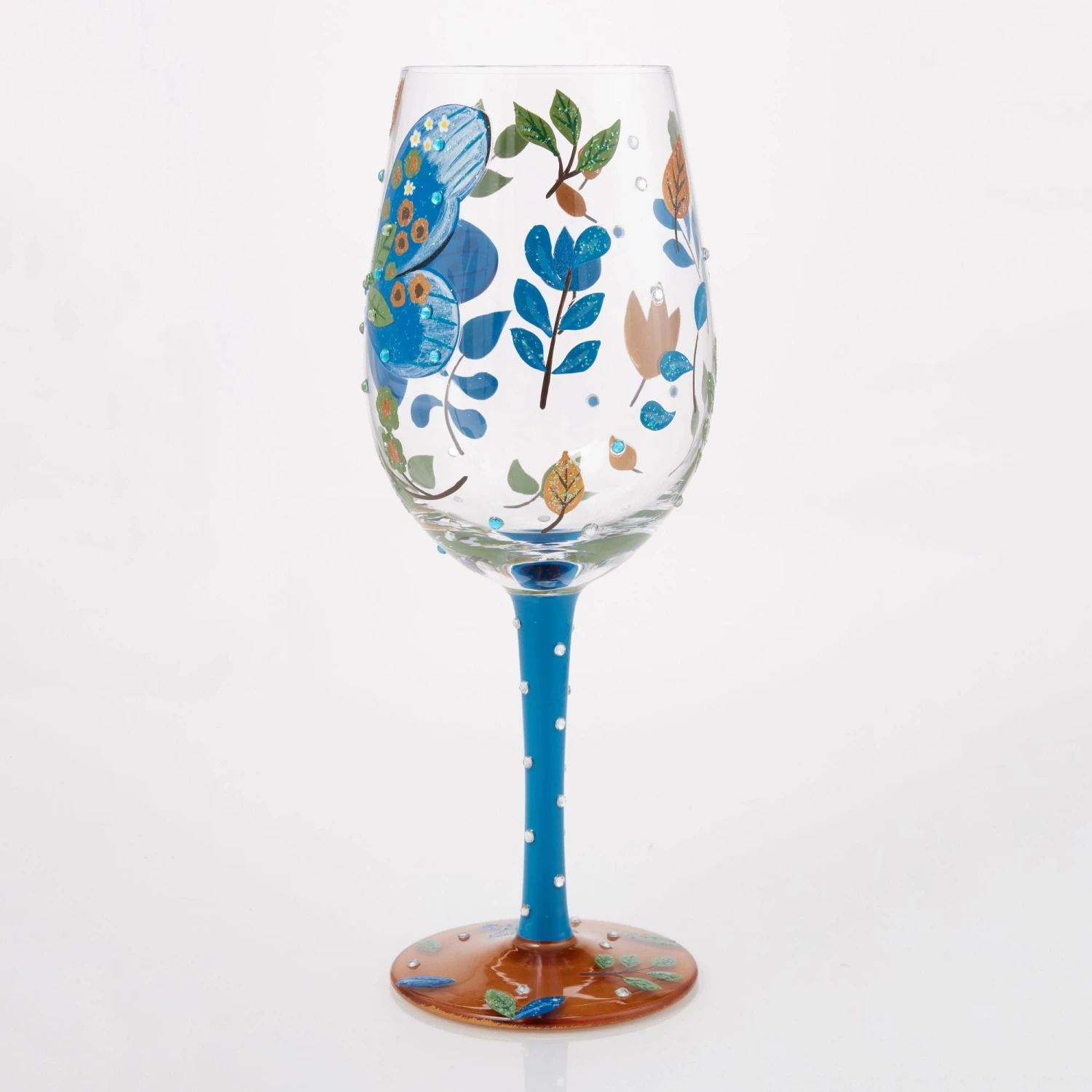 Enesco Gift Garden Butterfly Wine Glass(Garden Butterfly Wine Glass) 3 Enesco Gift Garden Butterfly Wine Glass(Garden Butterfly Wine Glass) - Image 3