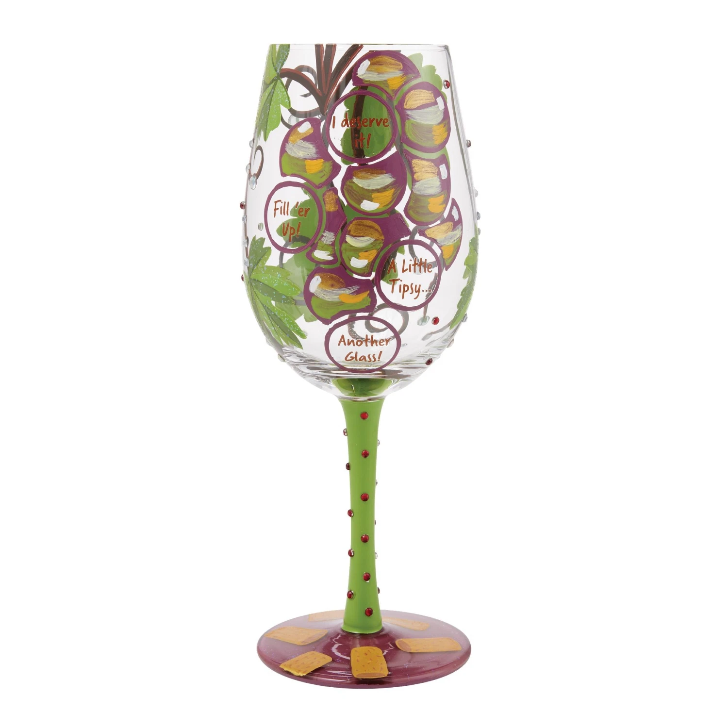 Enesco Gift Wine Not? Wine Glass(Wine Not Wine Glass) 1 Enesco Gift Wine Not? Wine Glass(Wine Not Wine Glass)