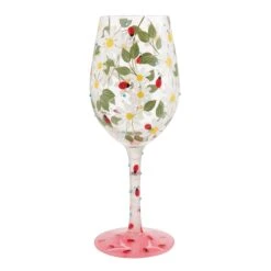 Enesco Gift Ladybird Wine Glass(Ladybird Wine Glass)