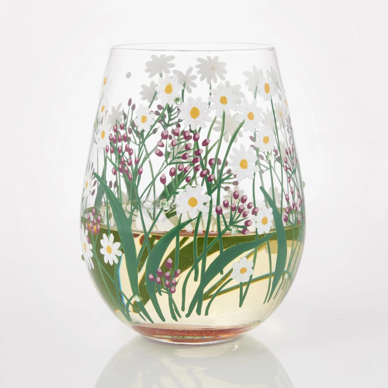 Enesco Gift Delicate Florals Stemless Wine(Delicate Florals Stemless Wine) 2 Enesco Gift Delicate Florals Stemless Wine(Delicate Florals Stemless Wine) - Image 2