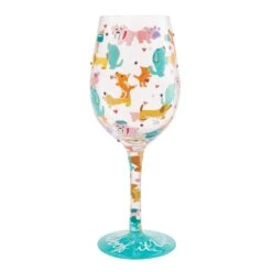 Enesco Gift Woof It Up Wine Glass(Woof It Up Wine Glass)