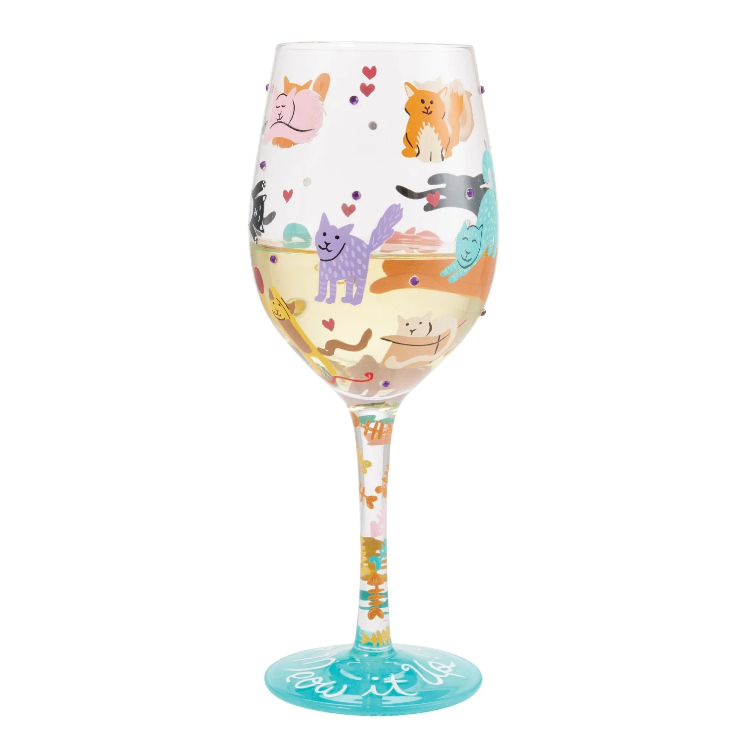 Enesco Gift Meow It Up Wine Glass(Meow It Up Wine Glass) 2 Enesco Gift Meow It Up Wine Glass(Meow It Up Wine Glass) - Image 2