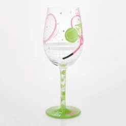 Enesco Gift I Luv Luv Tennis Wine Glass(I Luv Luv Tennis Wine Glass) -Enesco Gift 6016985 4