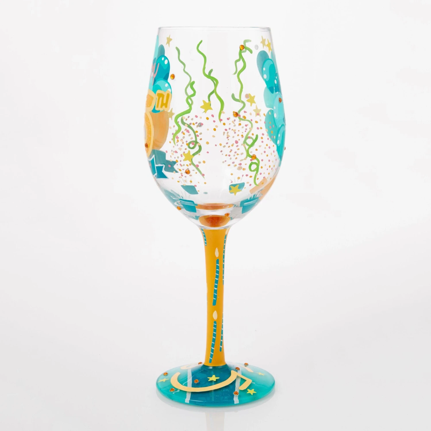 Enesco Gift Happy 65th Wine Glass(Happy 65th Wine Glass) 3 Enesco Gift Happy 65th Wine Glass(Happy 65th Wine Glass) - Image 3