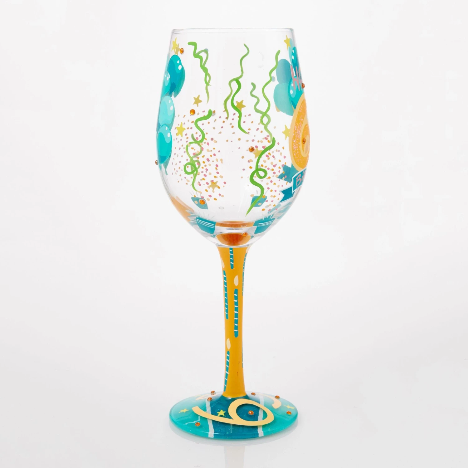 Enesco Gift Happy 65th Wine Glass(Happy 65th Wine Glass) 6 Enesco Gift Happy 65th Wine Glass(Happy 65th Wine Glass) - Image 6