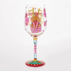 Enesco Gift Happy 75th Wine Glass(Happy 75th Wine Glass) 12 Enesco Gift Happy 75th Wine Glass(Happy 75th Wine Glass) -Enesco Gift 6016992 3