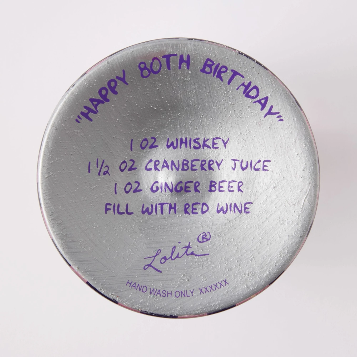 Enesco Gift Happy 80th Wine Glass(Happy 80th Wine Glass) 8 Enesco Gift Happy 80th Wine Glass(Happy 80th Wine Glass) - Image 8