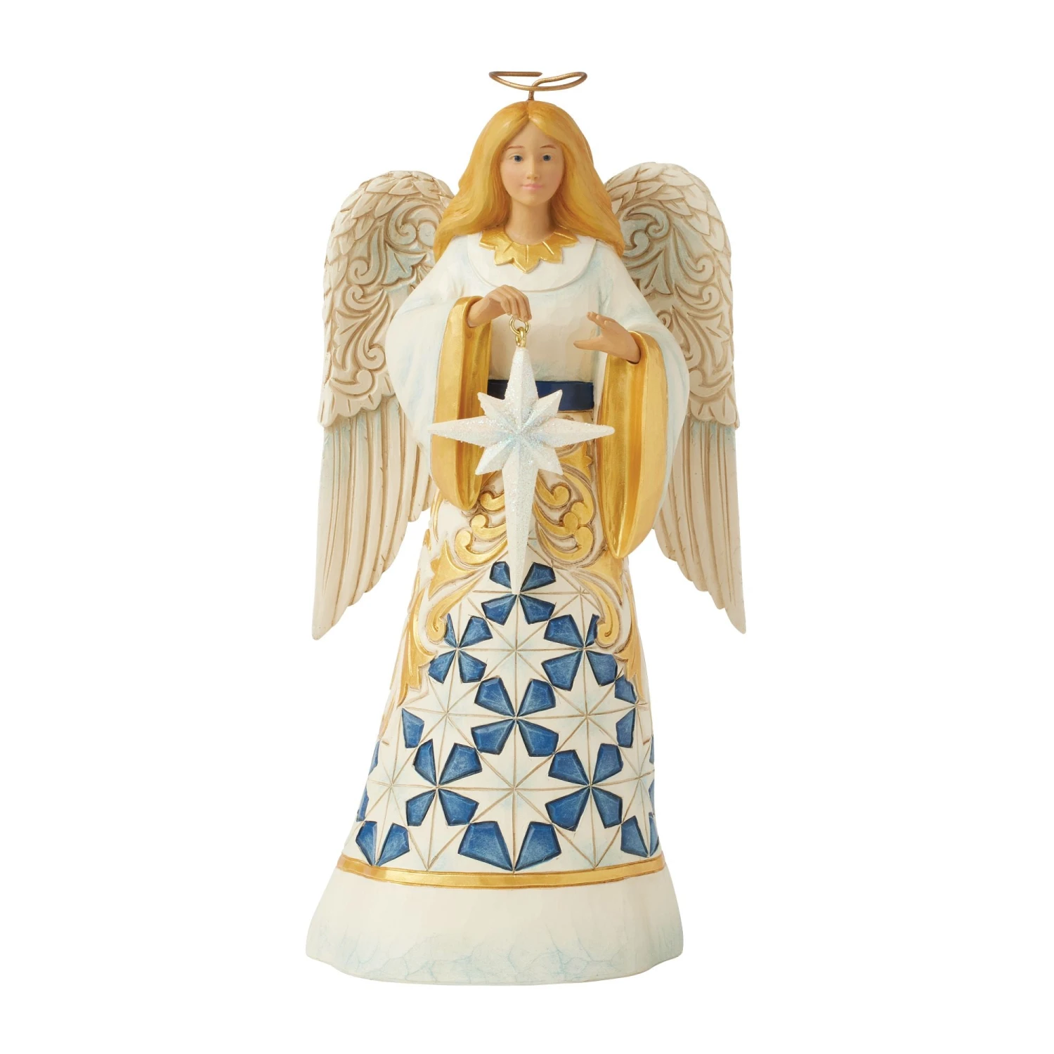 Enesco Gift Blue & Gold Angel Figurine(Blue Gold Angel Figurine) 1 Enesco Gift Blue & Gold Angel Figurine(Blue Gold Angel Figurine)