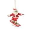 Enesco Gift Snowboarding Santa Ornament(Snowboarding Santa Ornament)