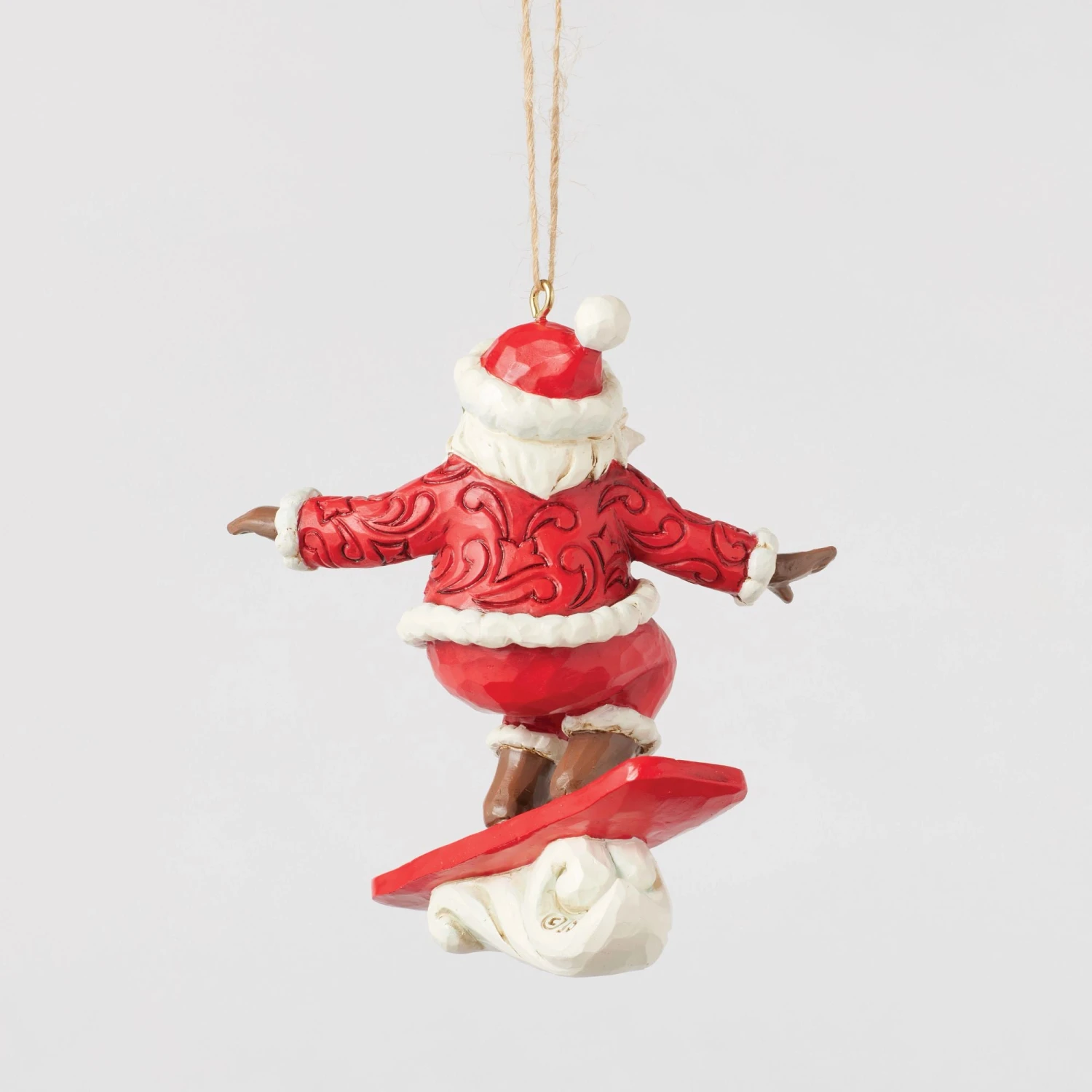 Enesco Gift Snowboarding Santa Ornament(Snowboarding Santa Ornament) 2 Enesco Gift Snowboarding Santa Ornament(Snowboarding Santa Ornament) - Image 2