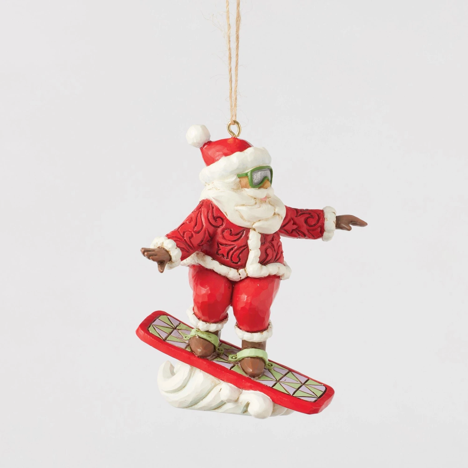 Enesco Gift Snowboarding Santa Ornament(Snowboarding Santa Ornament) 5 Enesco Gift Snowboarding Santa Ornament(Snowboarding Santa Ornament) - Image 5