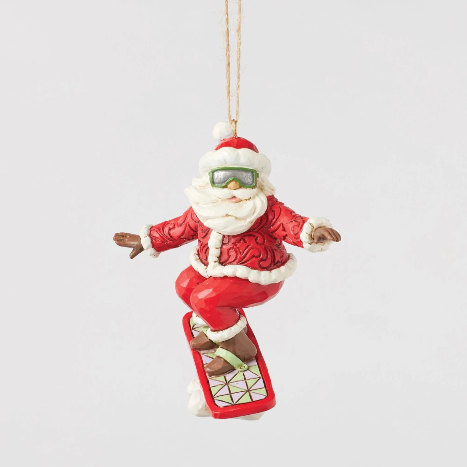 Enesco Gift Snowboarding Santa Ornament(Snowboarding Santa Ornament) 6 Enesco Gift Snowboarding Santa Ornament(Snowboarding Santa Ornament) - Image 6