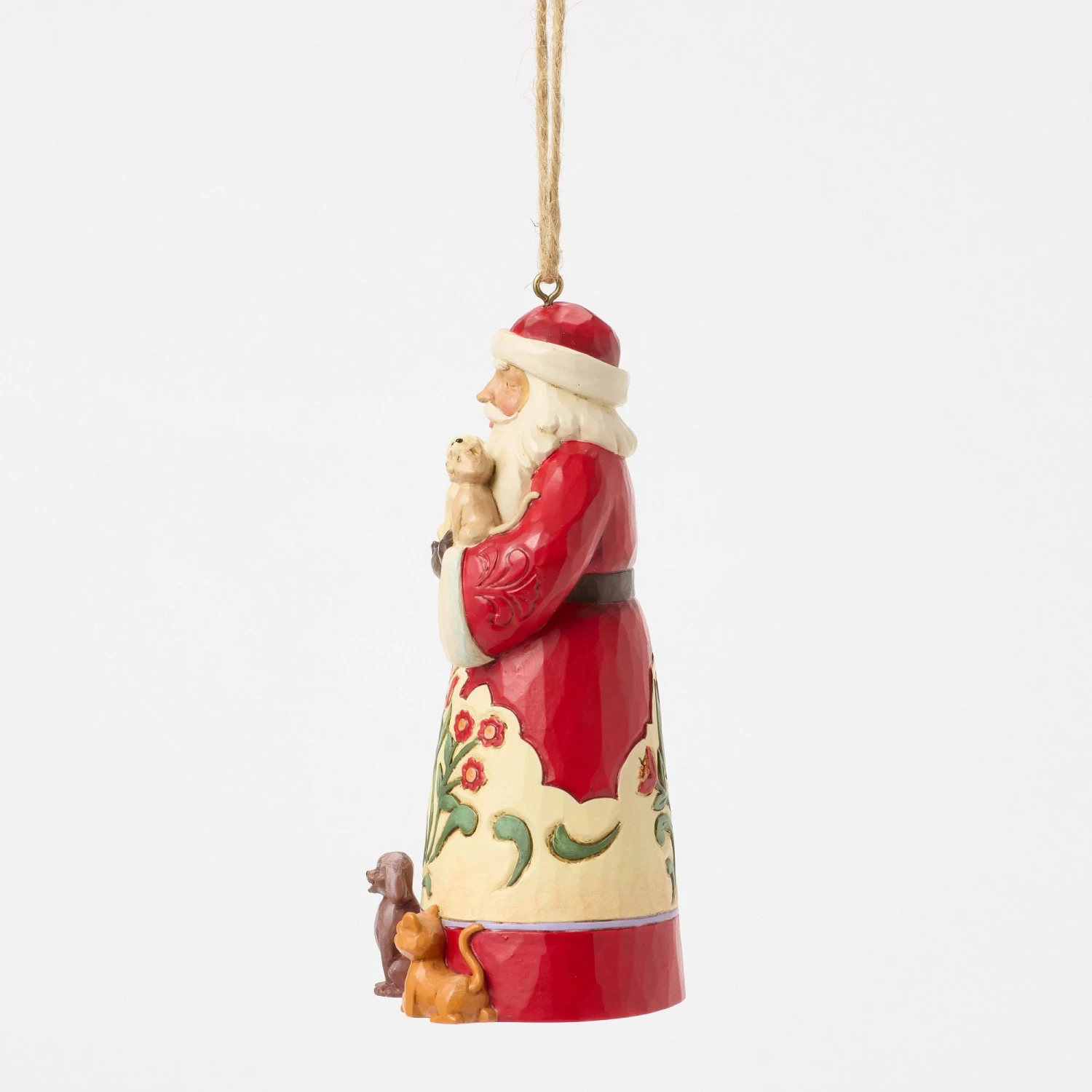 Enesco Gift Santa With Pets Ornament(Santa With Pets Ornament) 2 Enesco Gift Santa With Pets Ornament(Santa With Pets Ornament) - Image 2