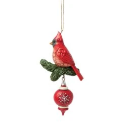 Enesco Gift Nordic Noel Cardinal Ornament(Nordic Noel Cardinal Ornament 2)