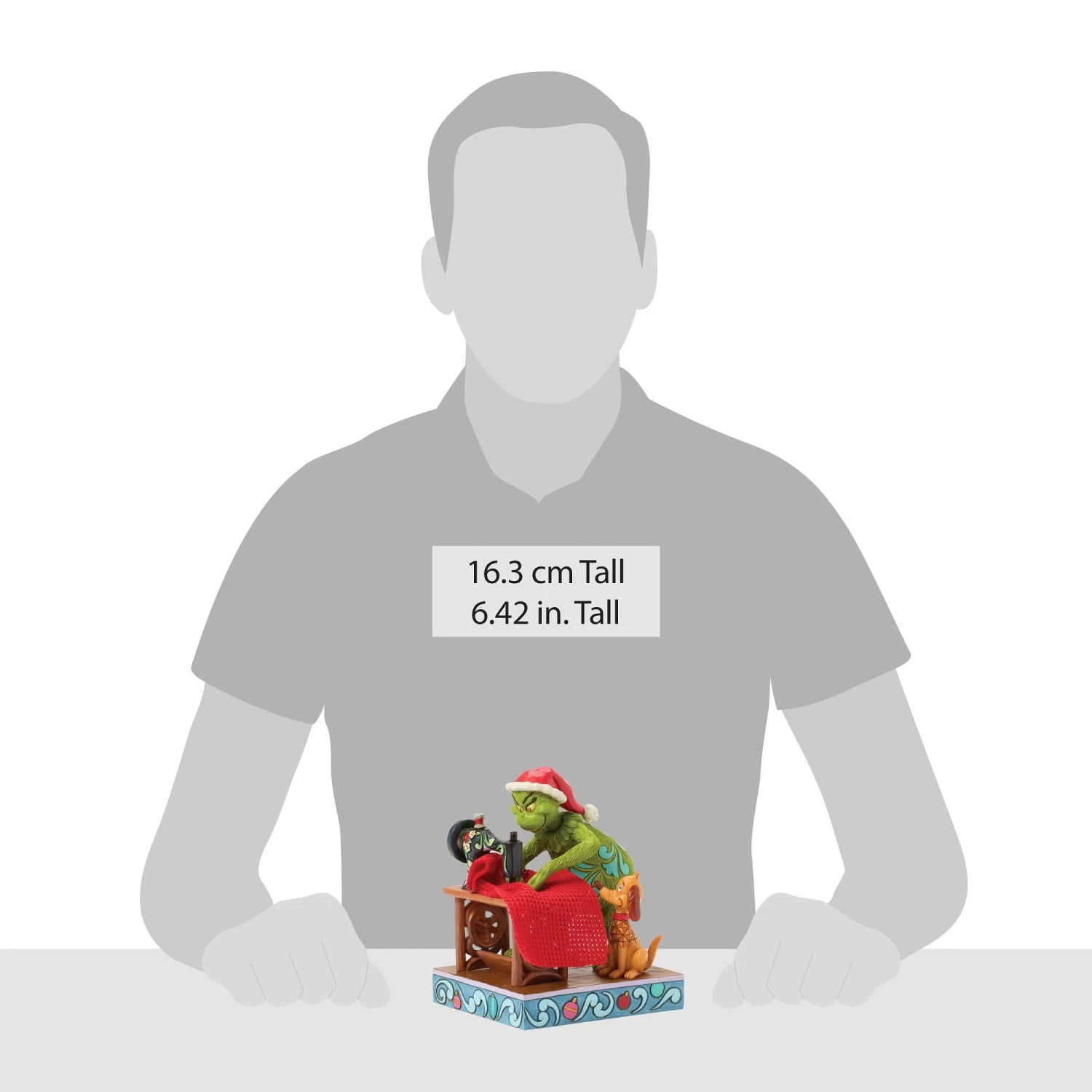 Enesco Gift Grinch Sewing Santa Suit Fig(Grinch Sewing Santa Suit Fig) 4 Enesco Gift Grinch Sewing Santa Suit Fig(Grinch Sewing Santa Suit Fig) - Image 4