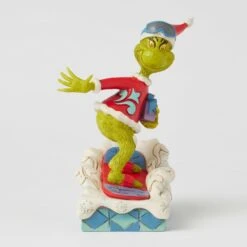 Enesco Gift Grinch Snowboarding Fig(Grinch Snowboarding Fig) -Enesco Gift 6017066 5